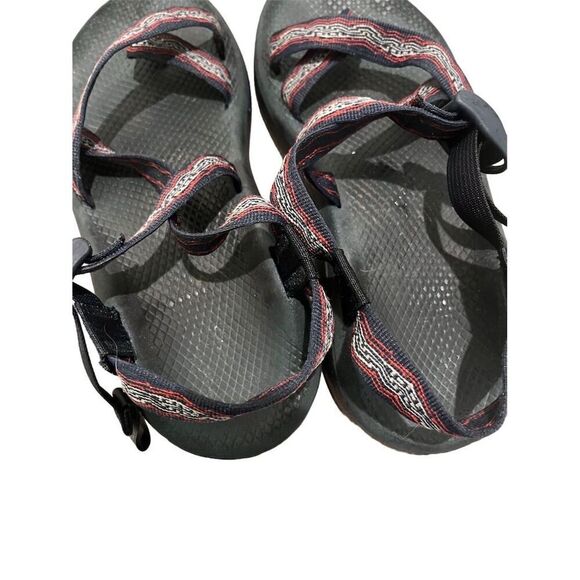 Chacos Men's Z/1 Yampa Sandals Size 9 Navy Red White Adjustable Straps - Picture 3 of 10